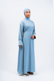 ROBE RUBAN - Bleu ciel