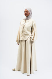 ENSEMBLE NOUÉ - Beige amande