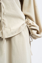 ENSEMBLE NOUÉ - Beige amande