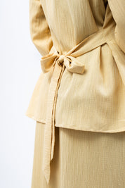 ENSEMBLE BOUTONNÉ - Jaune pâle