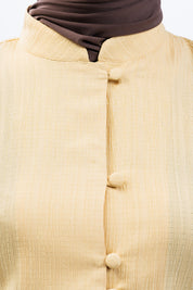 ENSEMBLE BOUTONNÉ - Jaune pâle